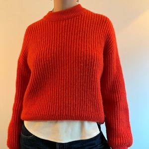Red Alpaca Wool Sweater from Closed